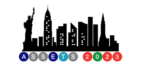 Zu sehen ist das Logo von ASSETS 2023.