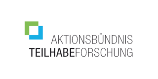 Zu sehen ist das Logo des Aktionsbündnis der Teilhabeforschung.